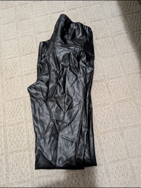 Wilfred Black Faux Leather Pants